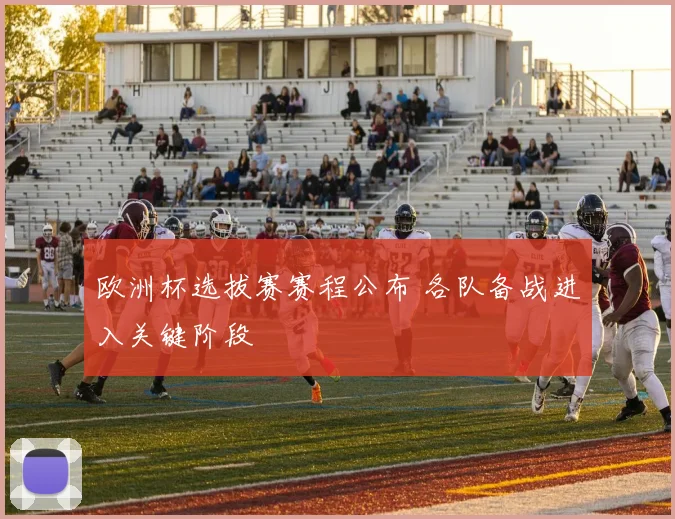 欧洲杯选拔赛赛程公布 各队备战进入关键阶段